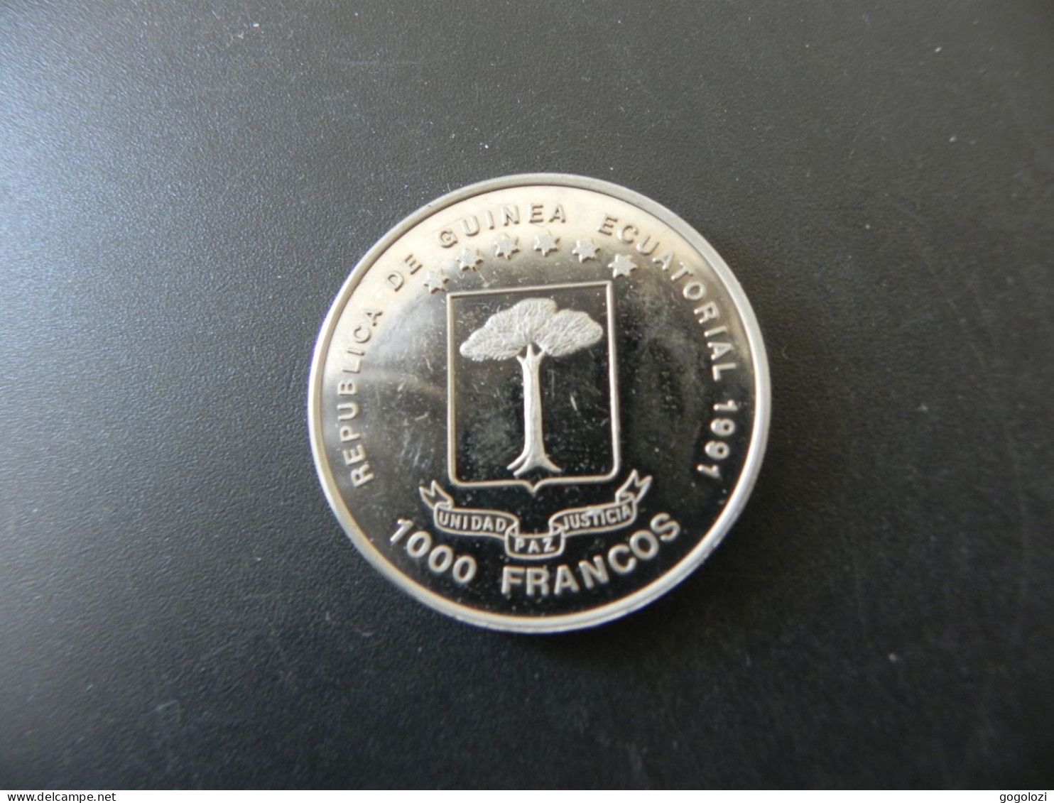 Equatorial Guinea 1000 Francos 1991 - 200 Anniversary Brandenburger Tor Berlin 1791 - 1991 - Equatoriaal Guinea