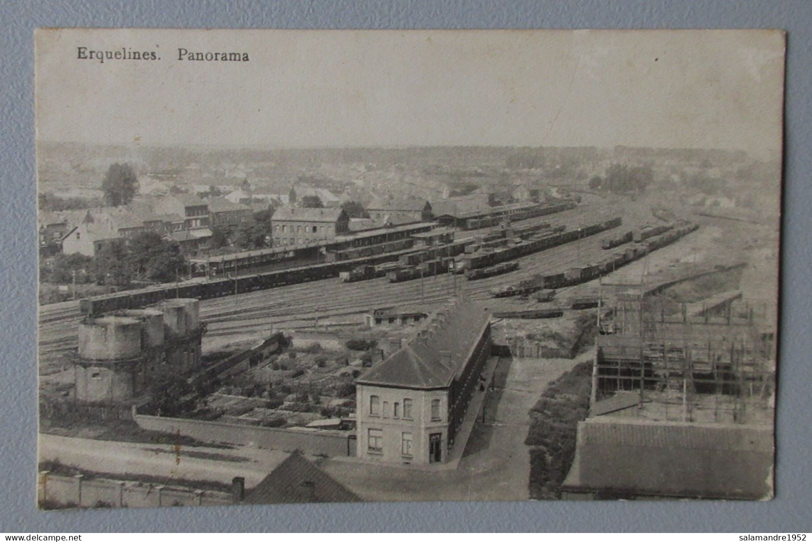 Erquelinnes  Panorama Gare Et Trains - Erquelinnes