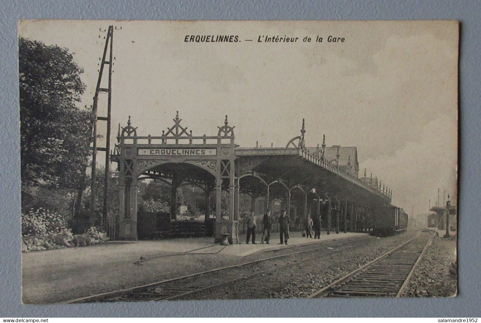 CPA - Erquelinnes L'intérieur De La Gare - Erquelinnes