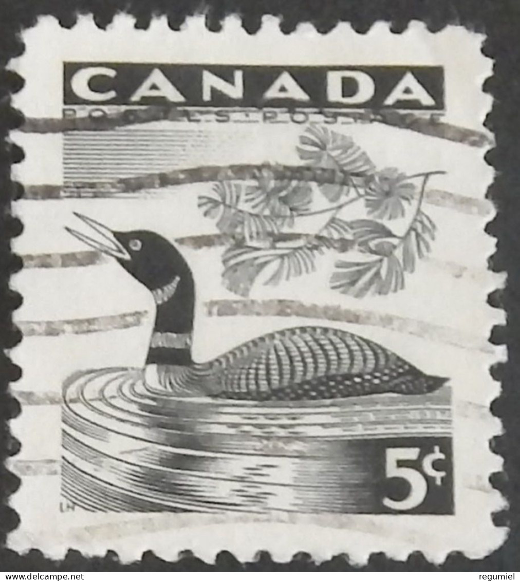 Canada U  296 (o) Usado. 1957 - Oblitérés