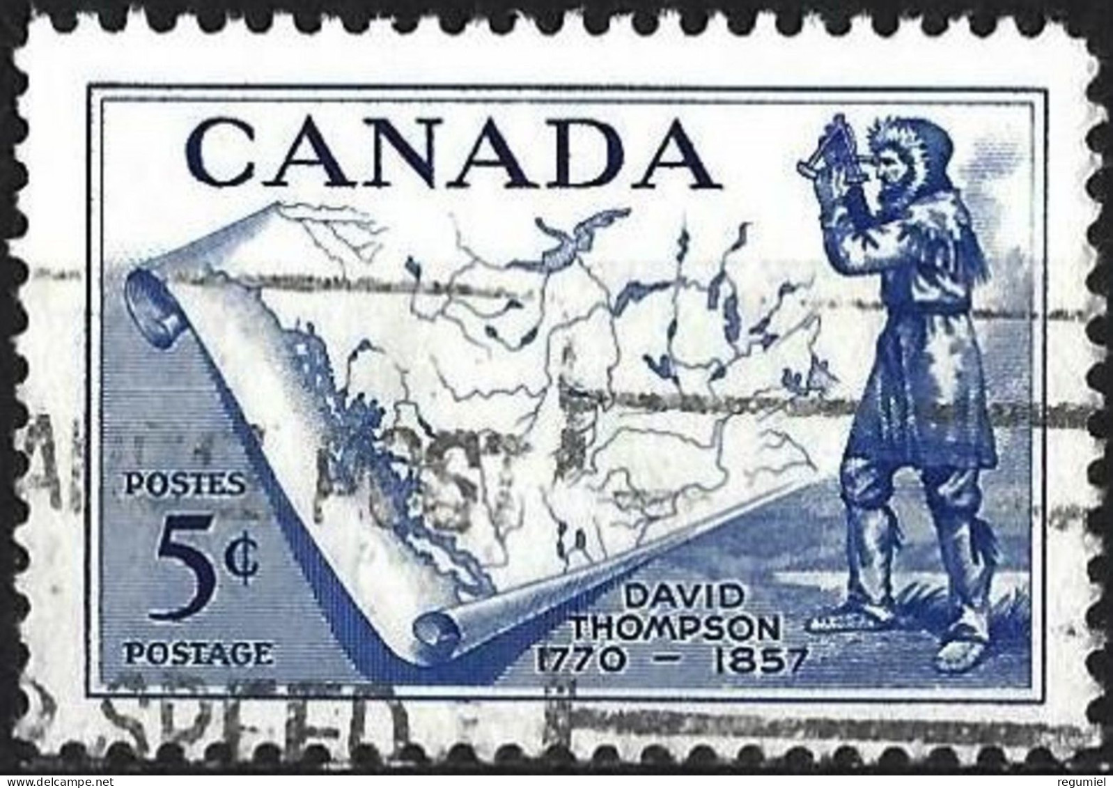 Canada U  297 (o) Usado. 1957 - Usati