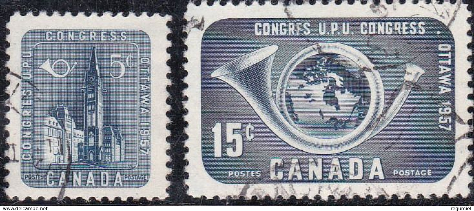 Canada U  298/299 (o) Usado. 1957 - Used Stamps