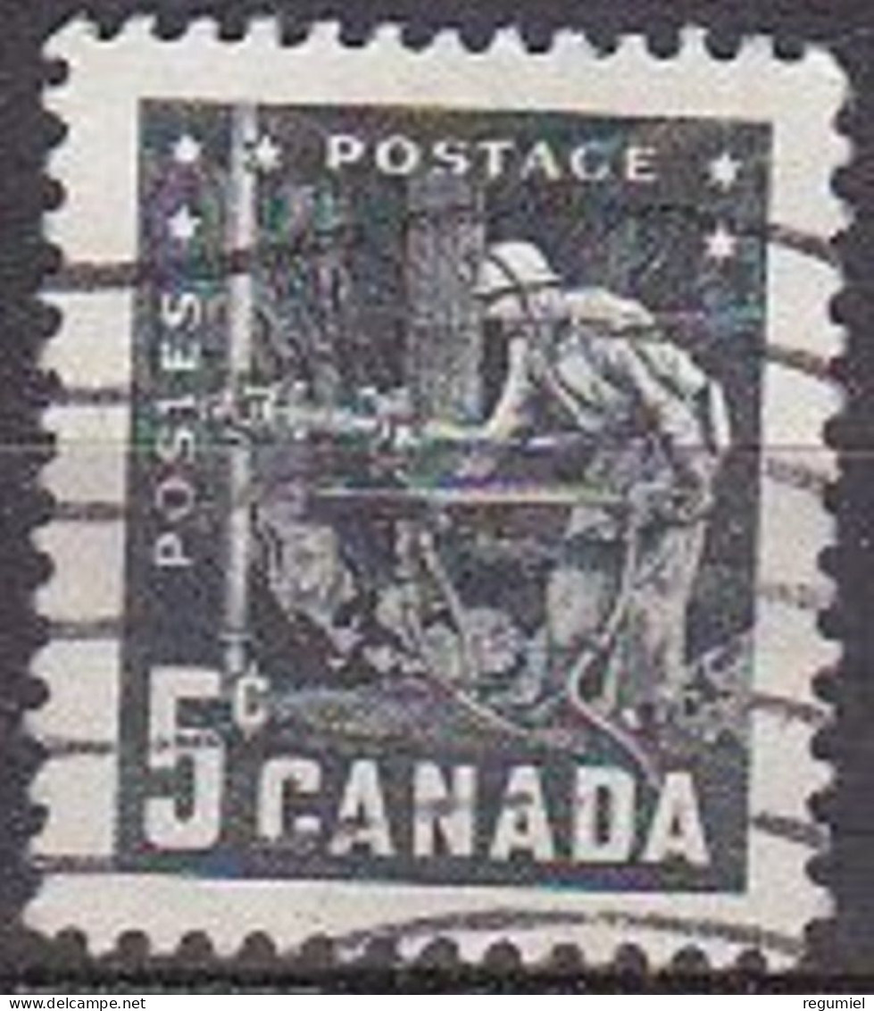 Canada U  300 (o) Usado. 1957 - Usati