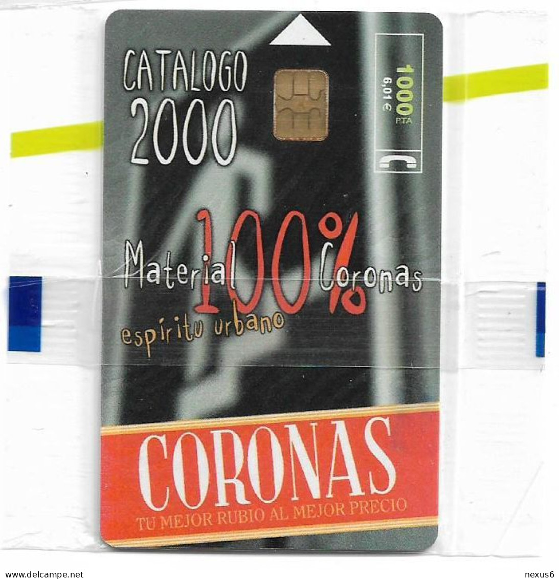 Spain - Telefonica - Coronas Tobacco - CP-187 - 07.2000, 17.642ex, NSB - Herdenkingsreclame