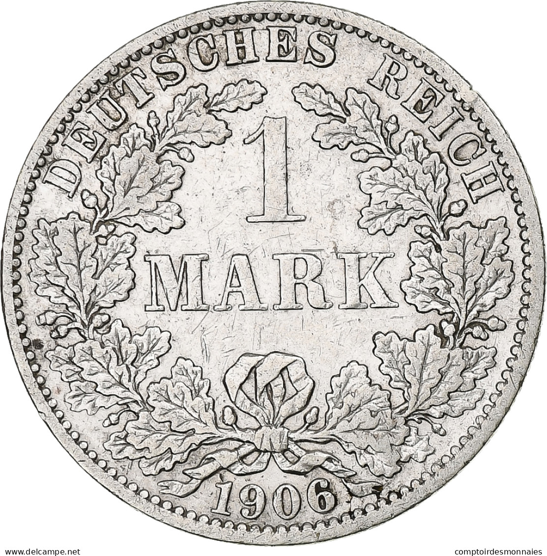 Monnaie, GERMANY - EMPIRE, Wilhelm II, Mark, 1906, Berlin, TTB, Argent, KM:14 - 1 Mark