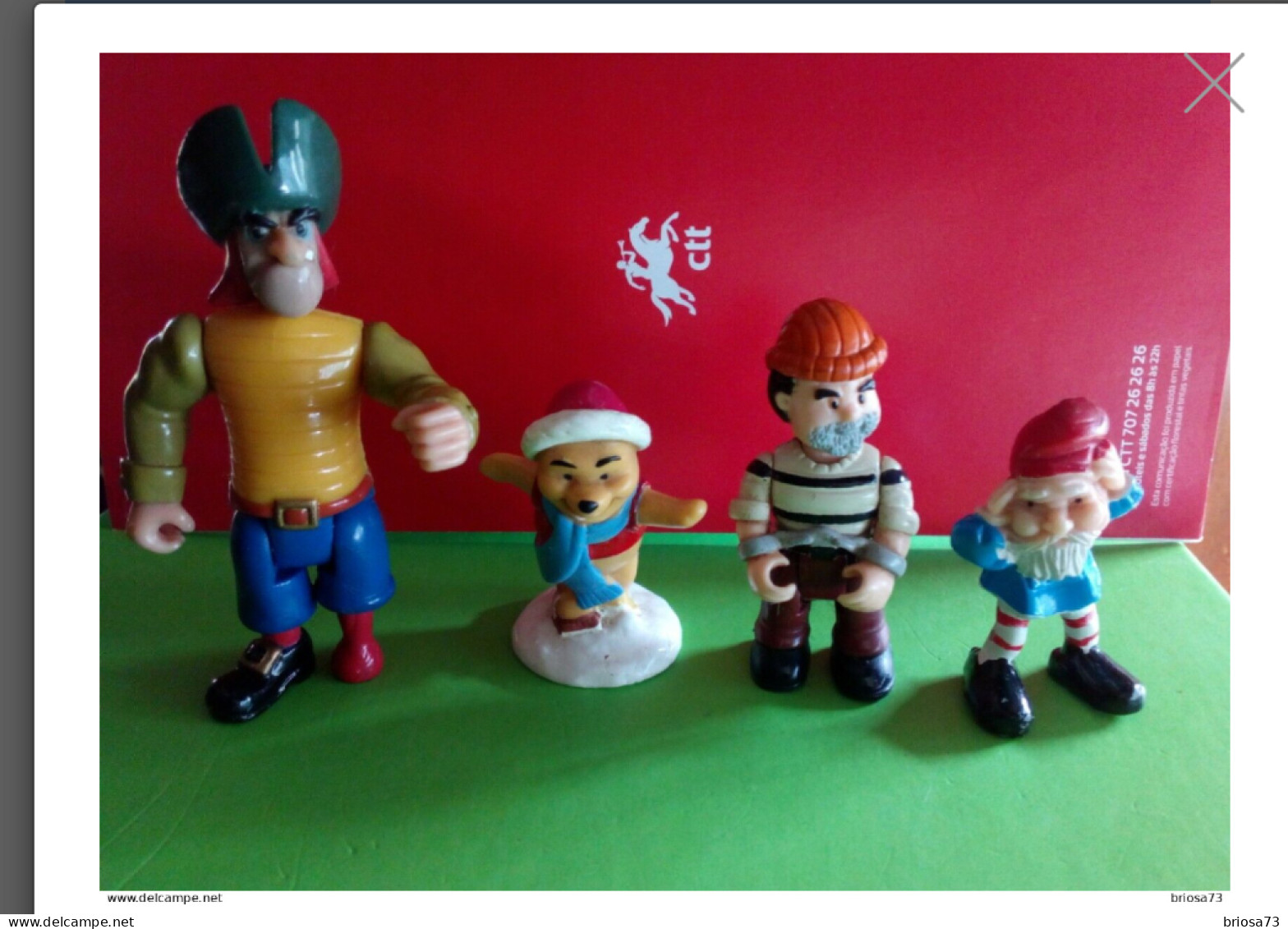 Lot 4 Figures, Figurines, Pvc,plastic. Used - Autres & Non Classés
