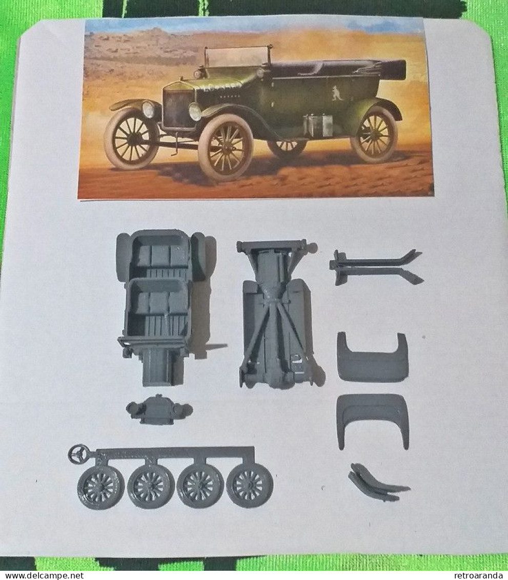 Kit Maqueta Para Montar Y Pintar - Vehículo Militar . Ford Model T Touring - 1/48. - Veicoli Militari