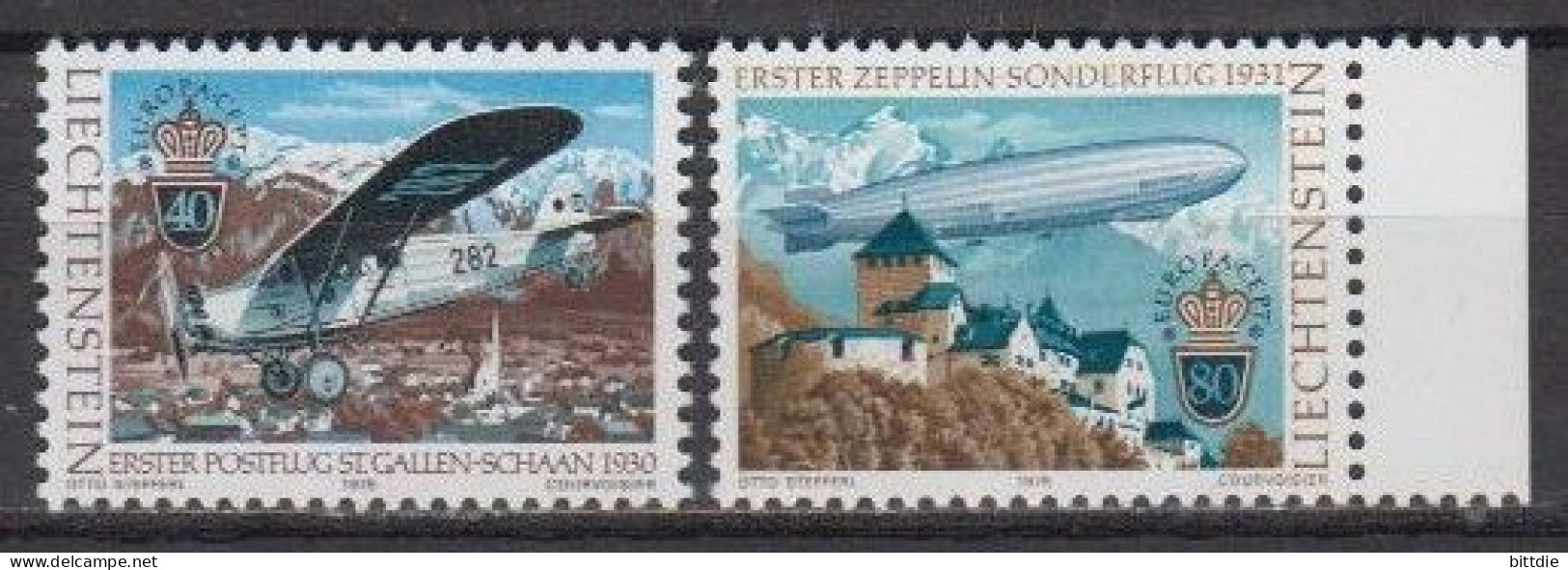 Europa/Cept , Liechtenstein  723/24 , Xx   (U 7607) - 1979