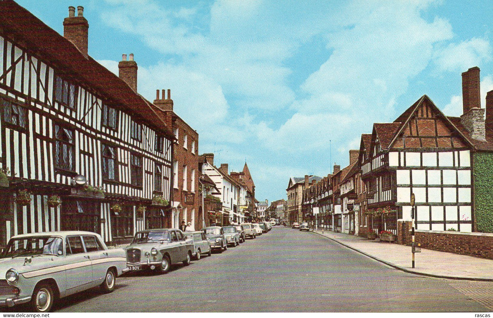 CPM - N2 - ANGLETERRE - WARWICKSHIRE - STRATFORD UPON AVON - FALCON HOTEL AND NEW PLACE - Stratford Upon Avon