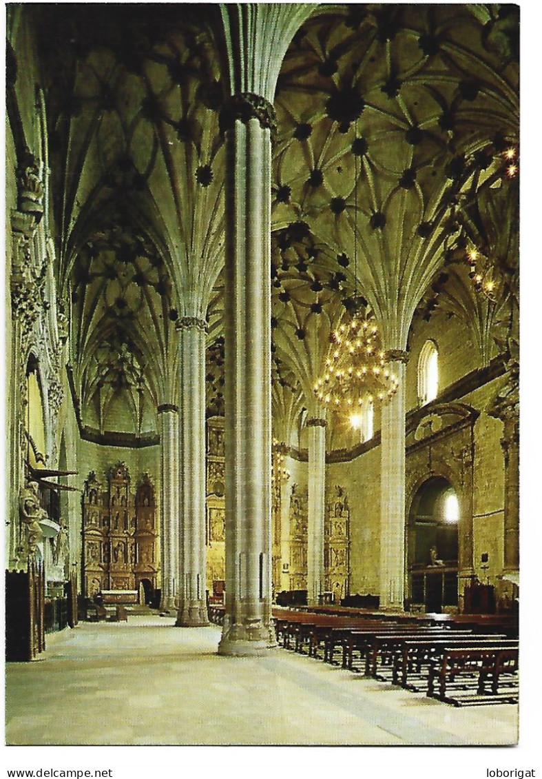 INTERIOR DE LA CATEDRAL - ESTILO GOTICO / INTERIOR OF CATHEDRAL.-  BARBASTRO - HUESCA.- ( ESPAÑA ) - Huesca