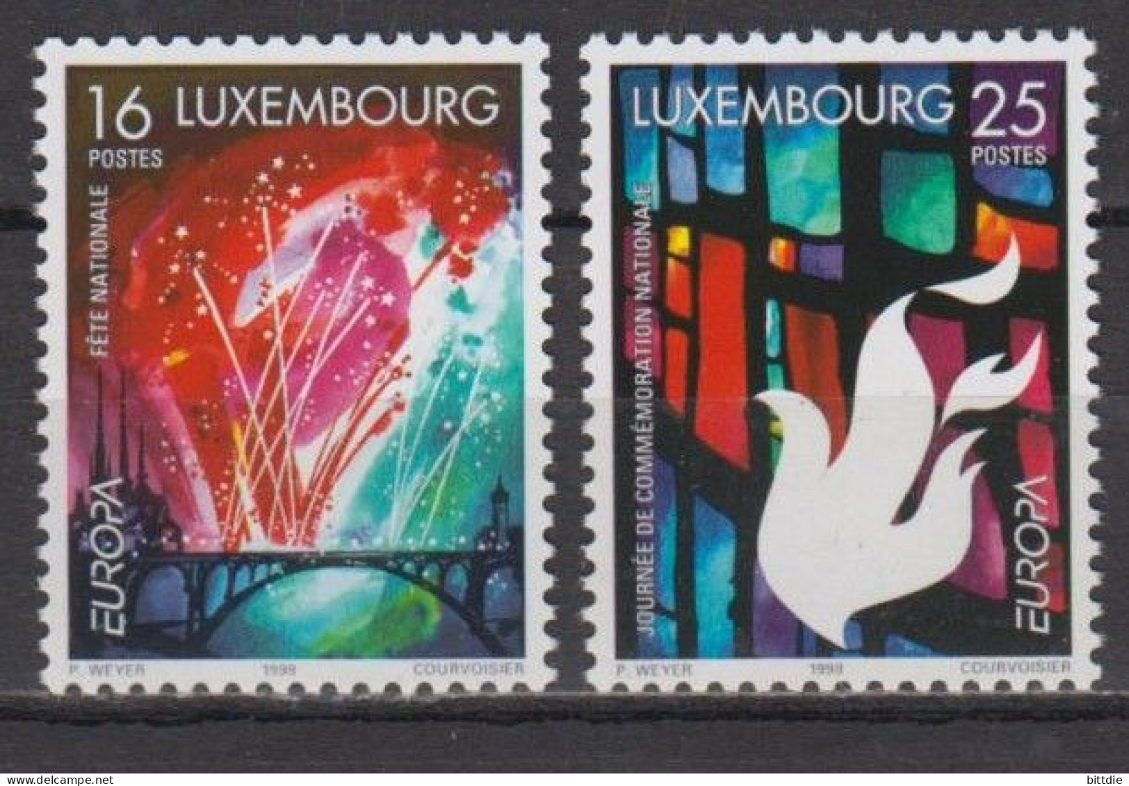 Europa/Cept , Luxemburg  1451/52 , Xx   (U 8394) - 1998