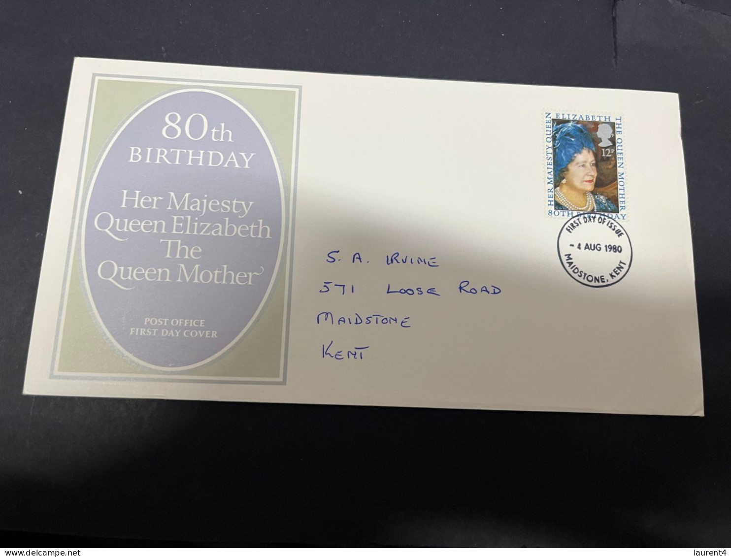9-2-2024 (3 X 44) UK (Great Britain) FDC - 1980 -The Queen Mother's 80th Birthday - 1971-1980 Decimal Issues