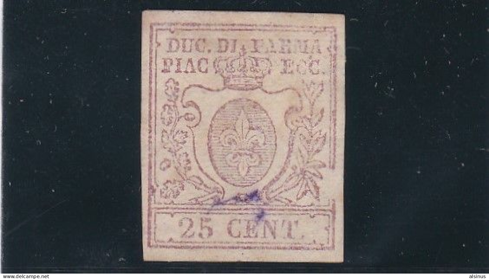 ITALIE - PARME - 1857/59 - REGENCE - N° 10 - 25 C BRUN - NEUF SANS GOMME - SIGNE - Parma