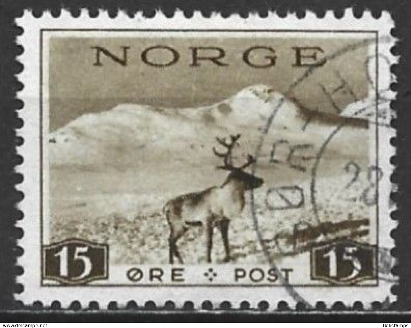 Norway 1938. Scott #181 (U) Reindeer - Gebraucht