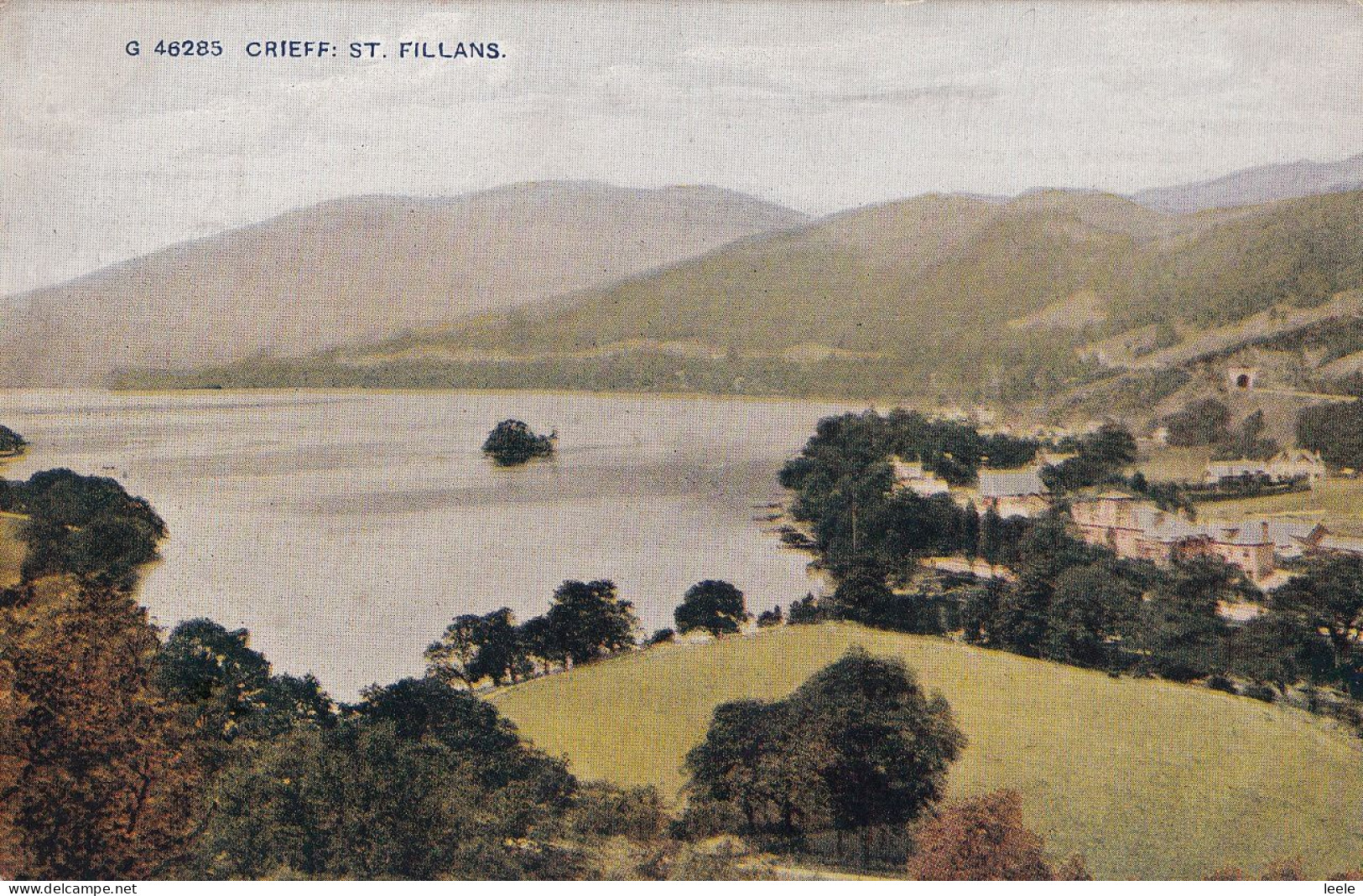 BS72.  Vintage Postcard.  Crieff St. Fillans.  Perthshire - Perthshire