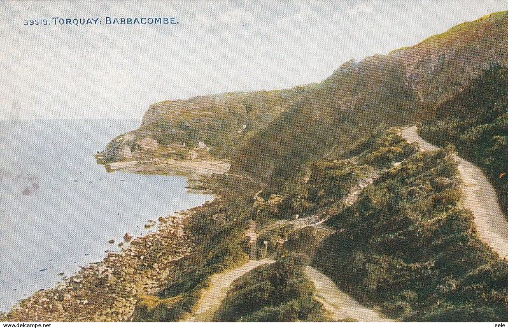 BS45.  Vintage Postcard.  Babacombe, Torquay.  Devon - Torquay