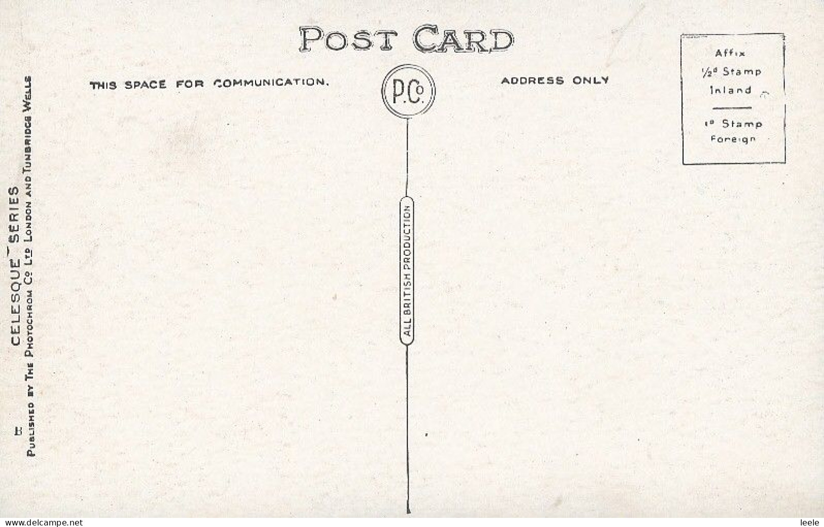 BS45.  Vintage Postcard.  Babacombe, Torquay.  Devon - Torquay