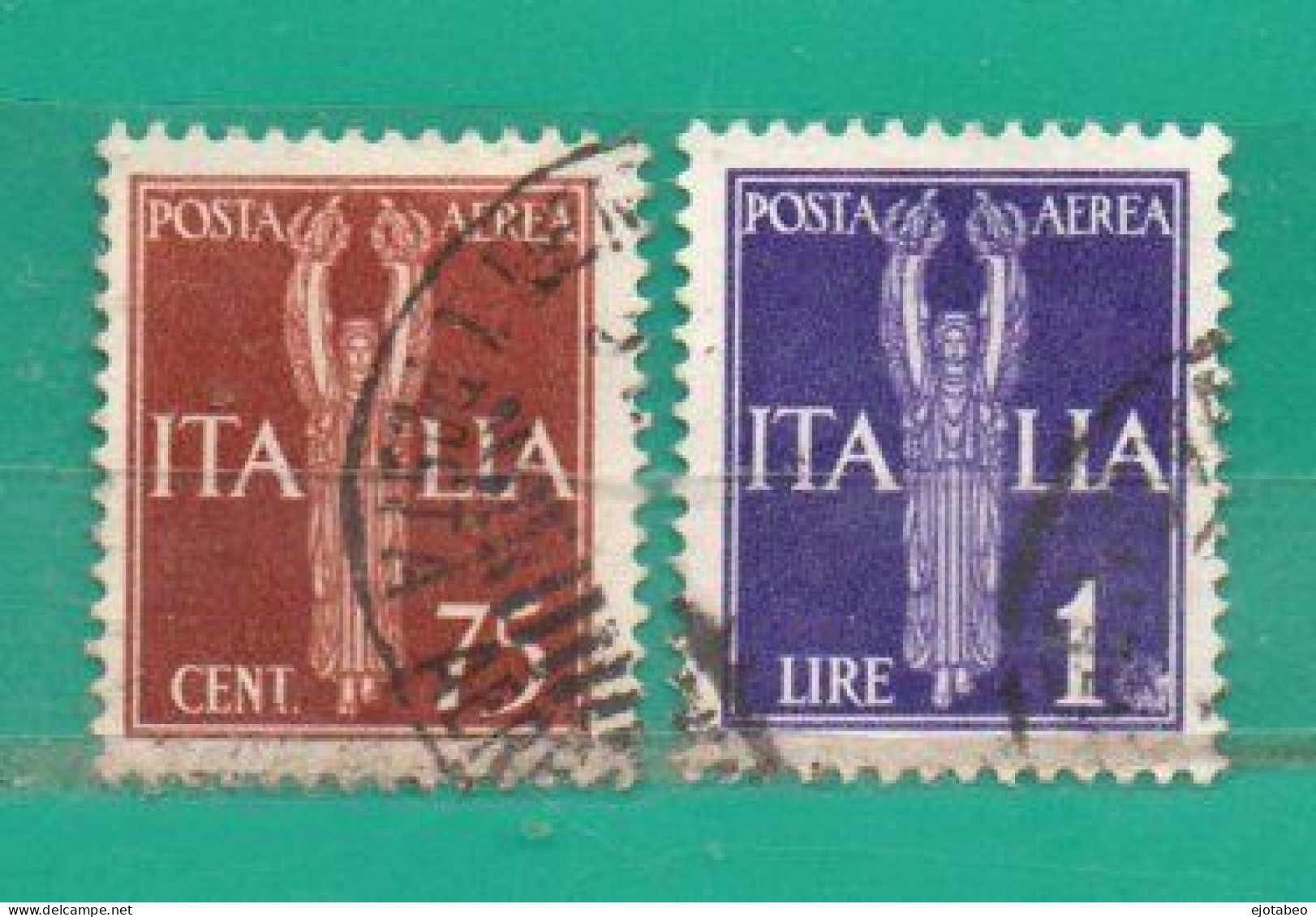 ITALIA 1930/32 YT A12, A12A, A14, A16 Y A15 Usados TT: Caballos Alados, Flechas - Airmail