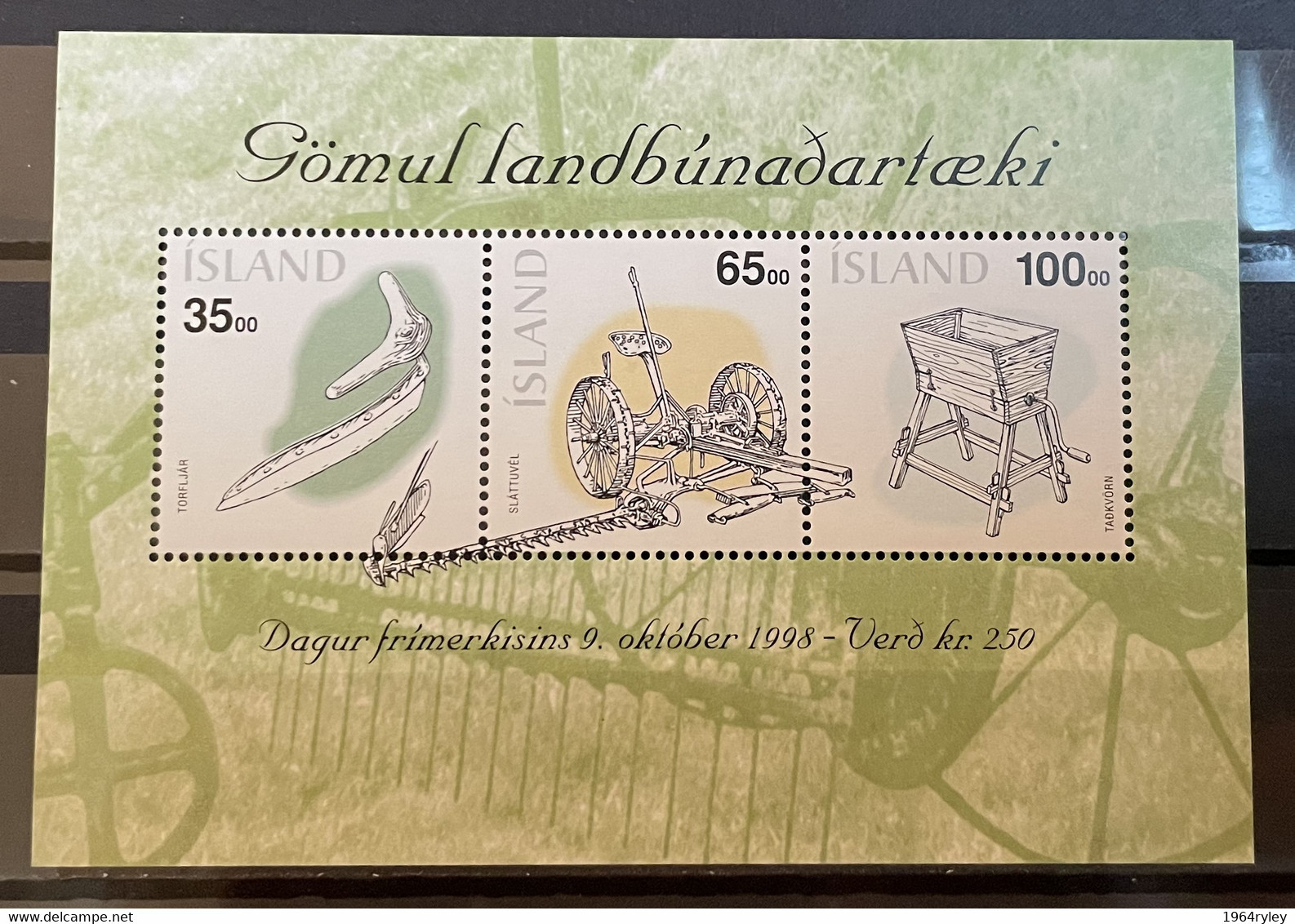 ICELAND   - MNH** - 1998 - # BL 21 - Hojas Y Bloques