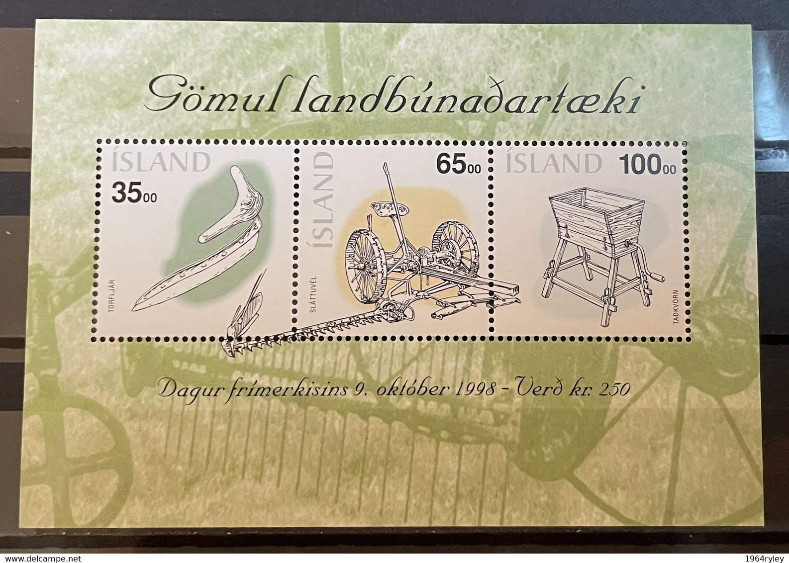 ICELAND   - MNH** - 1998 - # BL 21 - Blocs-feuillets