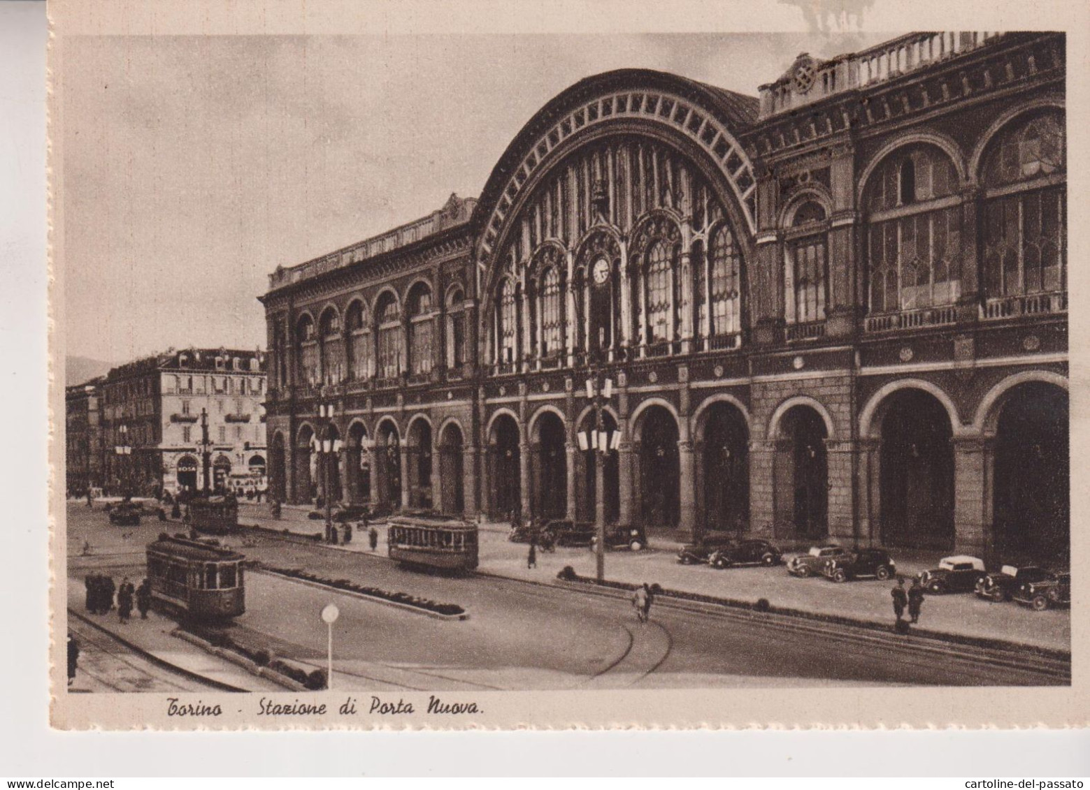 TORINO STAZIONE DI PORTA NUOVA  NO VG TRAM TRAMWAY - Stazione Porta Nuova