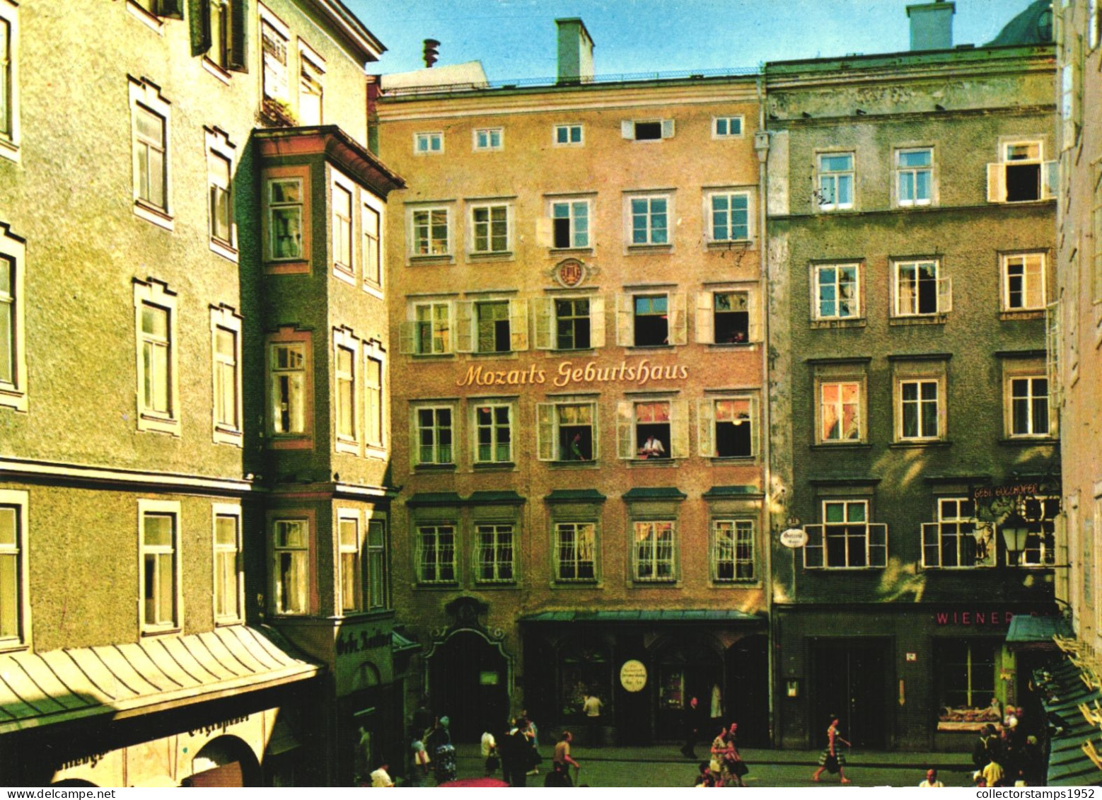 SALZBURG, ARCHITECTURE, MOZART'S BIRTH HOUSE, MUSEUM, AUSTRIA, POSTCARD - Salzburg Stadt