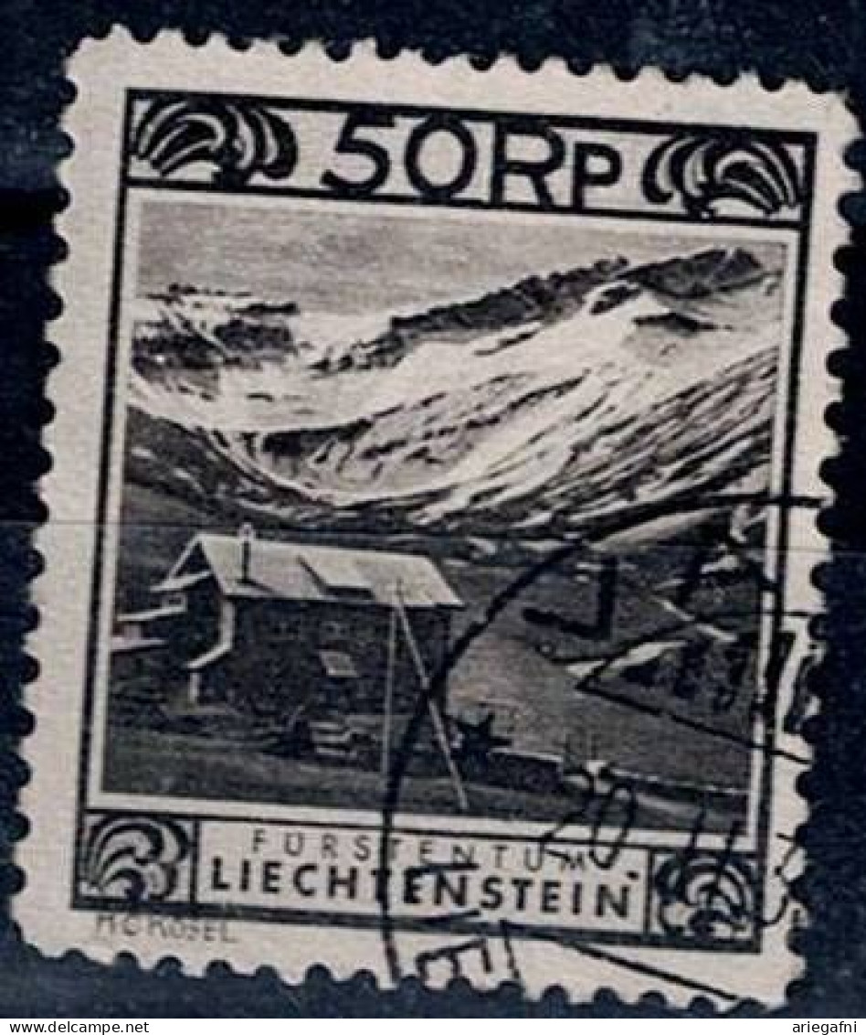 LIECHTENSTEIN  1930 LANDSCAPES AND A PRINCE COUPLE MI No 102 USED VF!! - Gebraucht