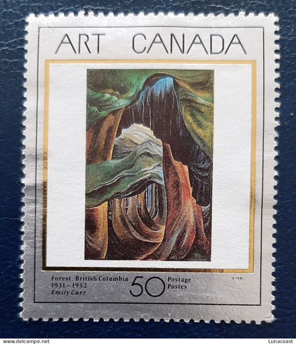 Canada 1991  USED  Sc1310,    50c Masterpieces Of Art, Forest BC. - Used Stamps