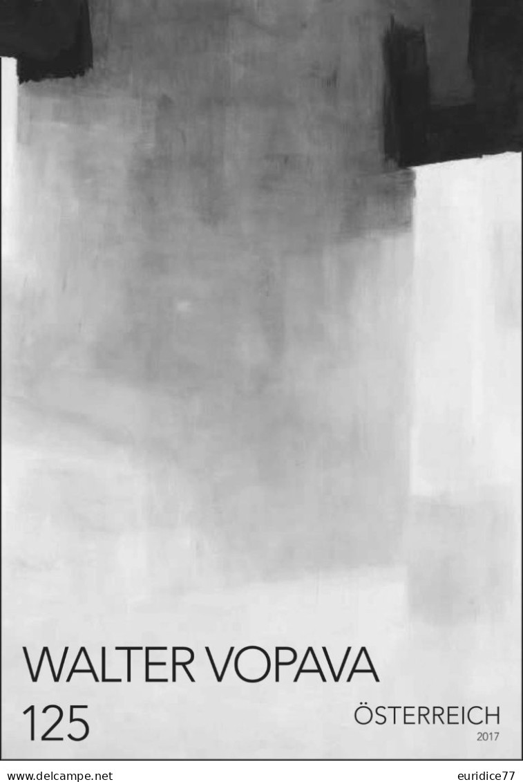 Austria 2017 -  Walter Vopava Black Print Mnh** - Proeven & Herdruk