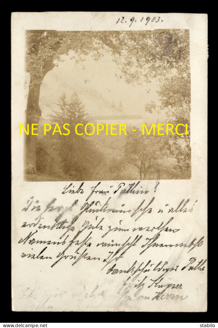 AUTRICHE -  KREMS - MUNSTER  SEPTEMBRE 1903 - CARTE PHOTO ORIGINALE - Krems An Der Donau