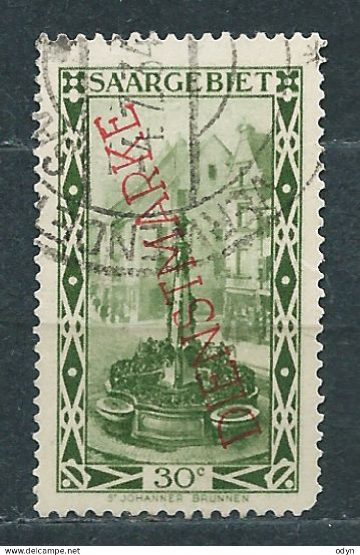 Saargebiet Dienstmarken 1923-1932, Lot Of 12 Stamps - See All Scans And Description - Dienstzegels