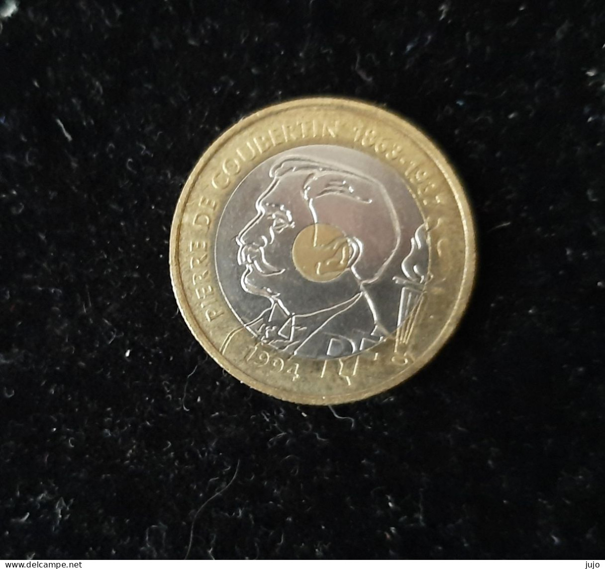 Monnaie - France - Une Piece De 20 Francs - 1994 - Pierre De Coubertin - - 20 Francs