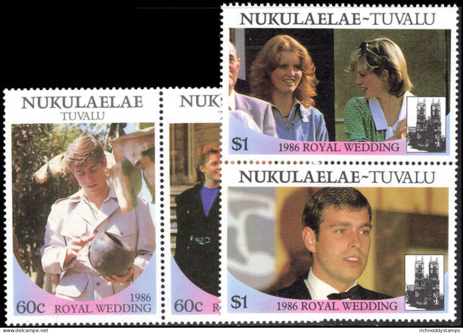 Nukulaelae 1986 Royal Wedding Unmounted Mint. - Tuvalu