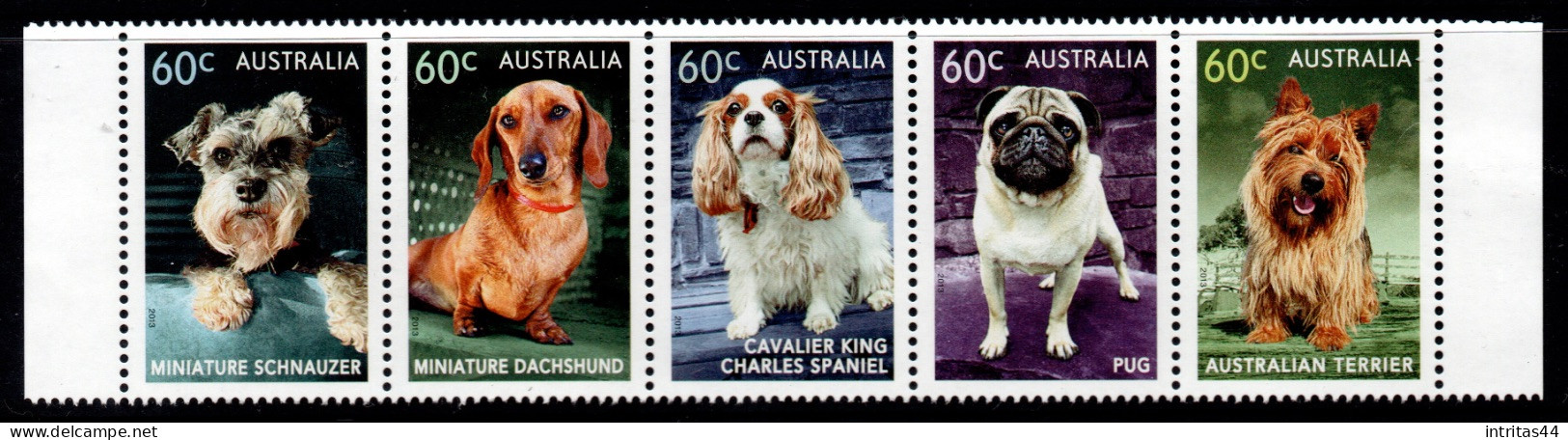 AUSTRALIA 2013  " TOP DOGS " SET MNH - Neufs