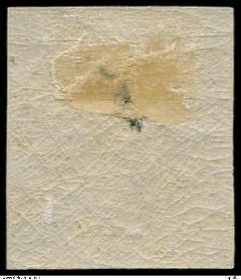 (*) FRANCE - Poste - 13A, Essai En Noir Sur Blanc, Type I: 10c. Empire - 1853-1860 Napoléon III.