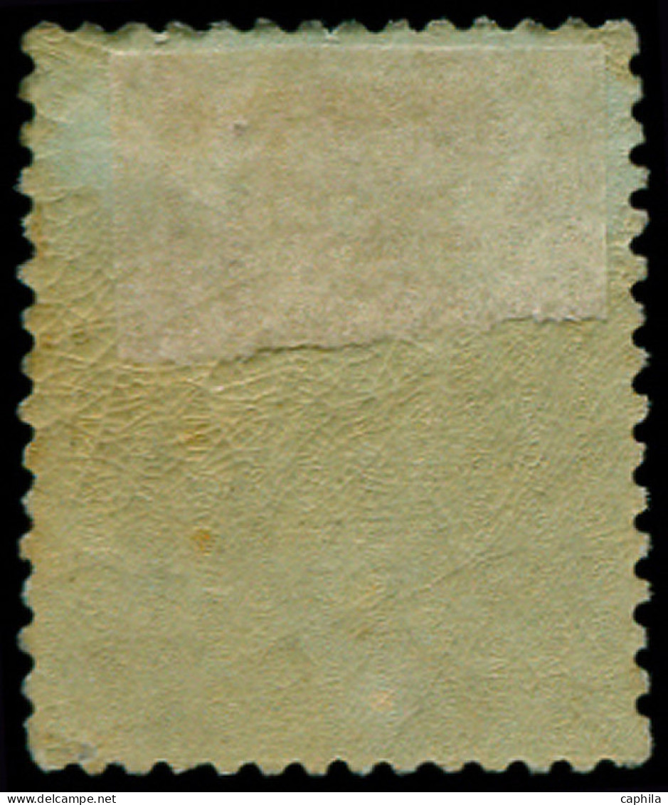 * FRANCE - Poste - 35, Signé + Certificat Calves: 5c. Vert Pâle S. Bleu - 1863-1870 Napoléon III Lauré