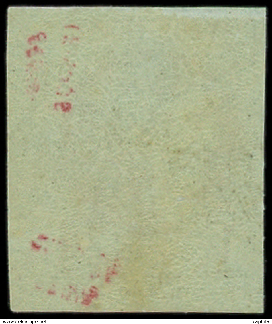 ** FRANCE - Poste - 39Ac, Report 1,  2ème état, Très Belles Marges (légères Taches Rouges Au Dos): 1c. Olive - 1870 Bordeaux Printing