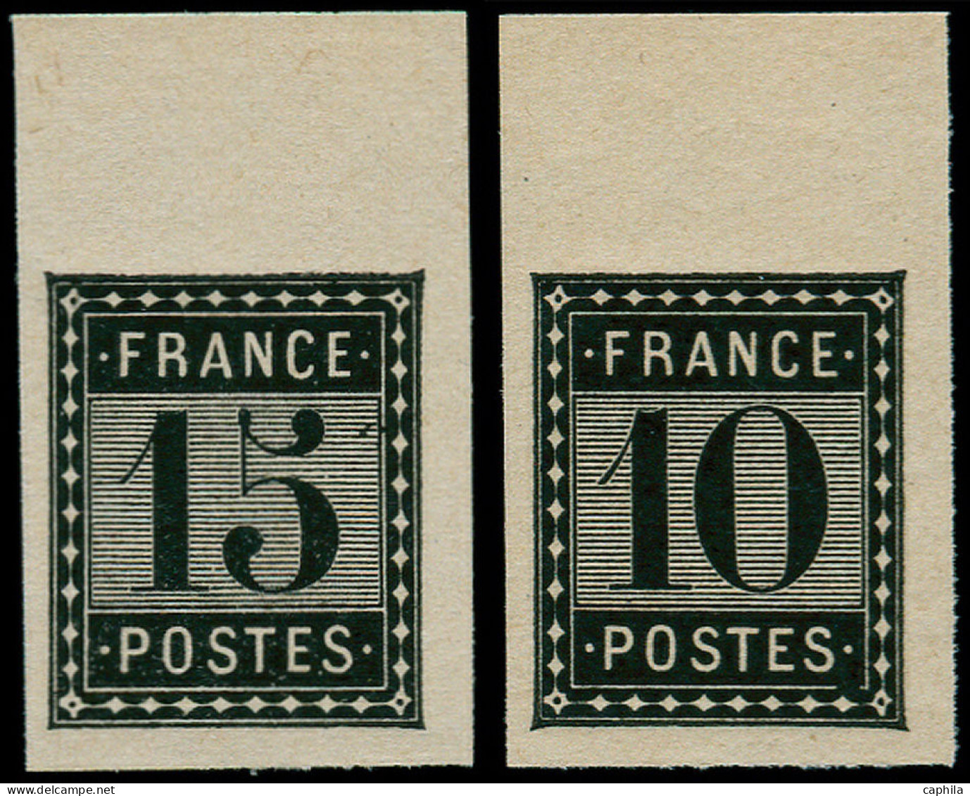 ESS FRANCE - Poste - Essai De L'Imprimerie Nationale: 10c. + 15c. Bdf (Spink) - 1871-1875 Ceres