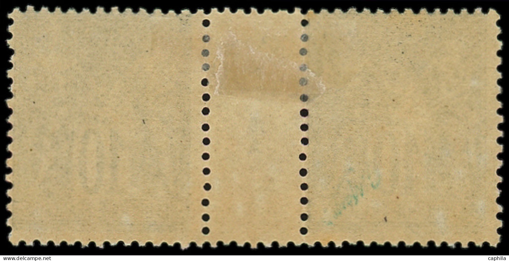 * FRANCE - Poste - 89, Paire Millésime "1": 10c. Noir Sur Lilas - 1876-1898 Sage (Type II)