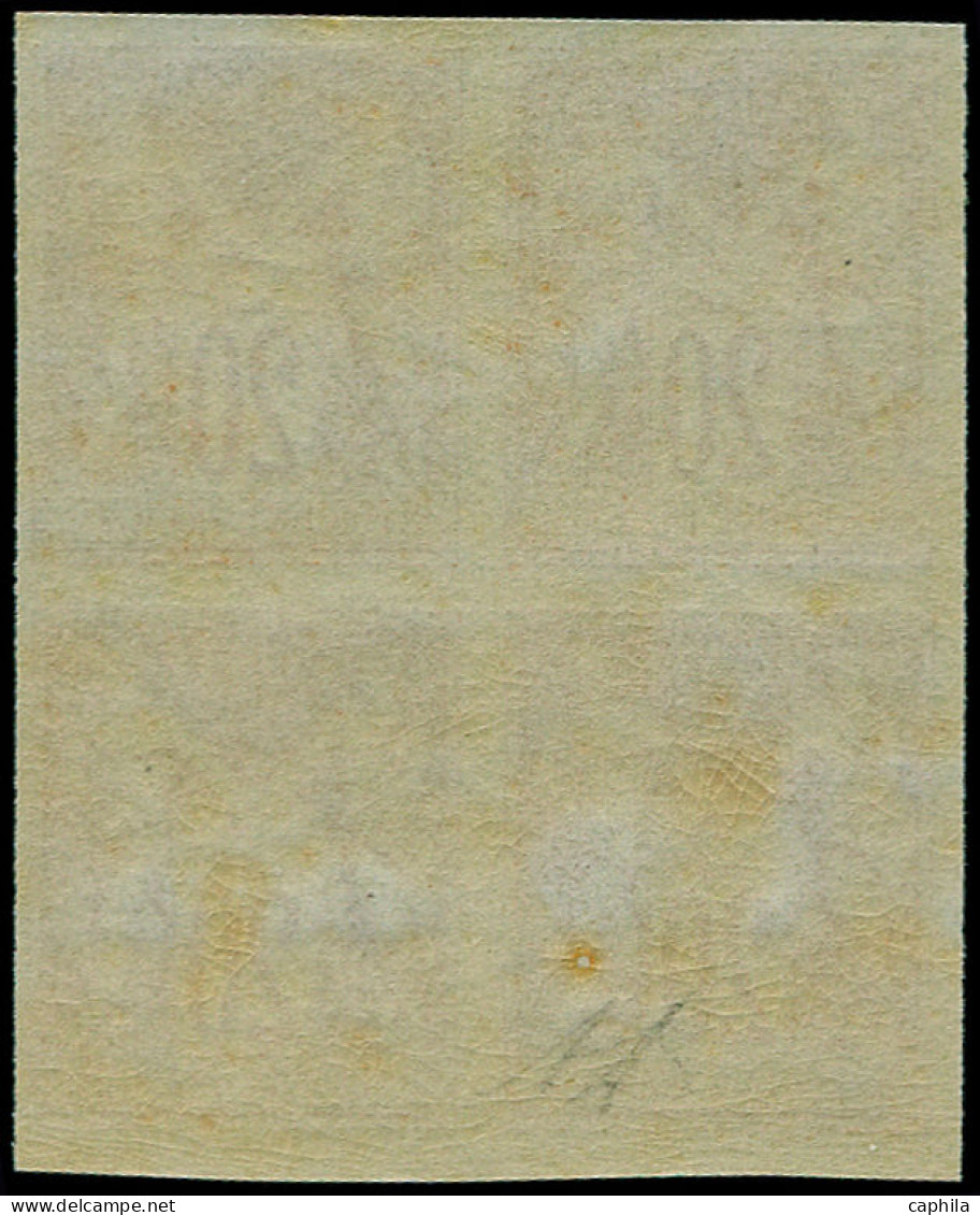 ** FRANCE - Poste - 96b, Bloc De 4 Non Dentelé: 20c. Brique S. Vert (gomme Irrégulière) - 1876-1898 Sage (Type II)