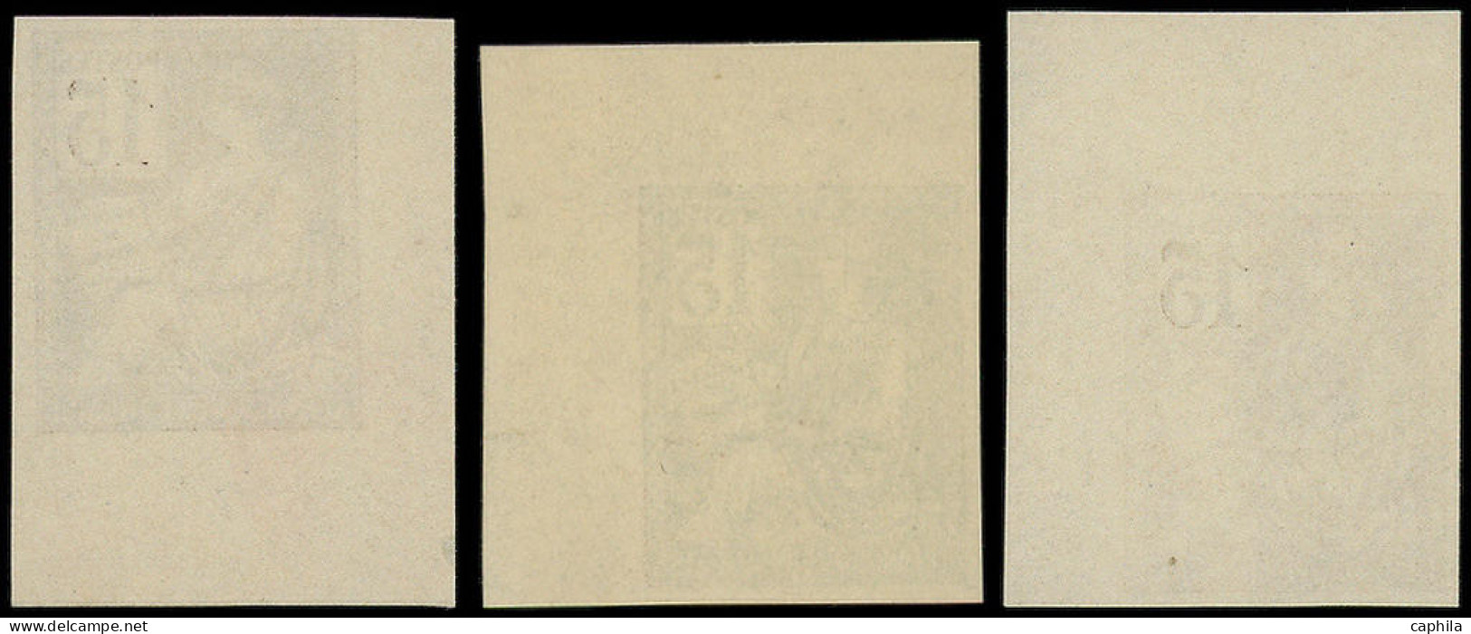 (*) FRANCE - Poste - 117, 3 Essais De Couleur, Cdf: 15c. Mouchon (Spink) - Unused Stamps