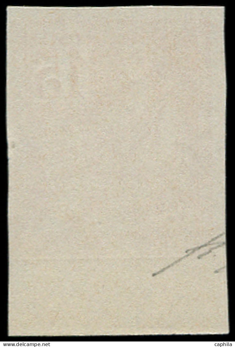 (*) FRANCE - Poste - 117c, Non Dentelé, Bdf: 15c. Mouchon Orange - Neufs