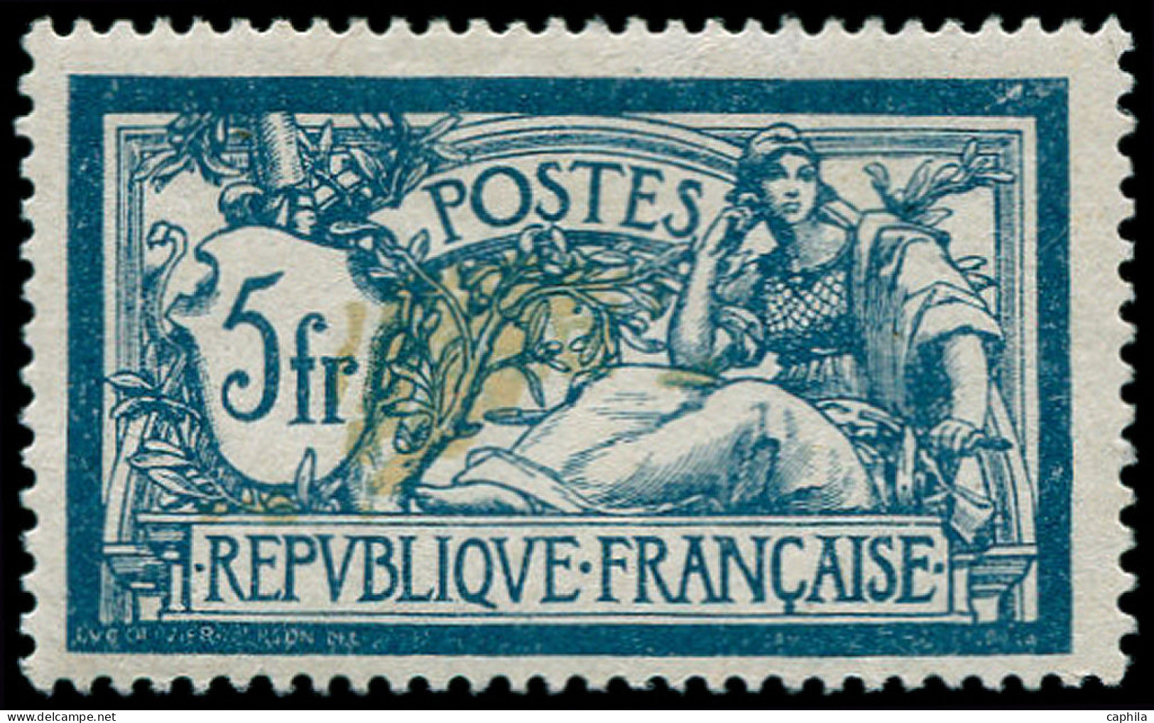 * FRANCE - Poste - 123c, Teinte De Fond Déplacée: 5f. Merson - Unused Stamps