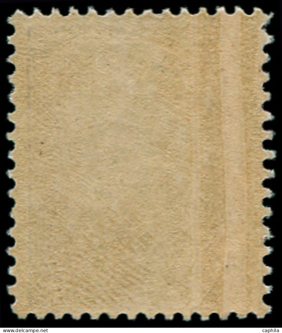 ** FRANCE - Poste - 133, Grandes Traînées De Couleur Verticales Dues à Une Froissure De Papier: 30c. Semeuse Lignée Lila - Unused Stamps