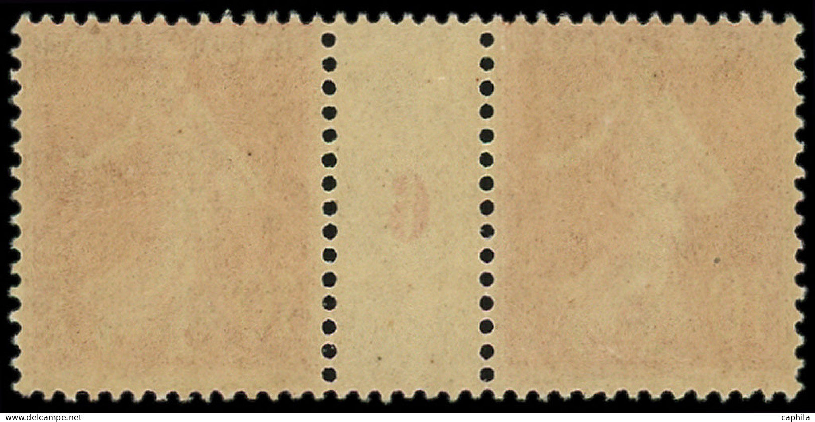 ** FRANCE - Poste - 135b, Type IIA, Paire Millésime "6": 10c. Rouge - Unused Stamps