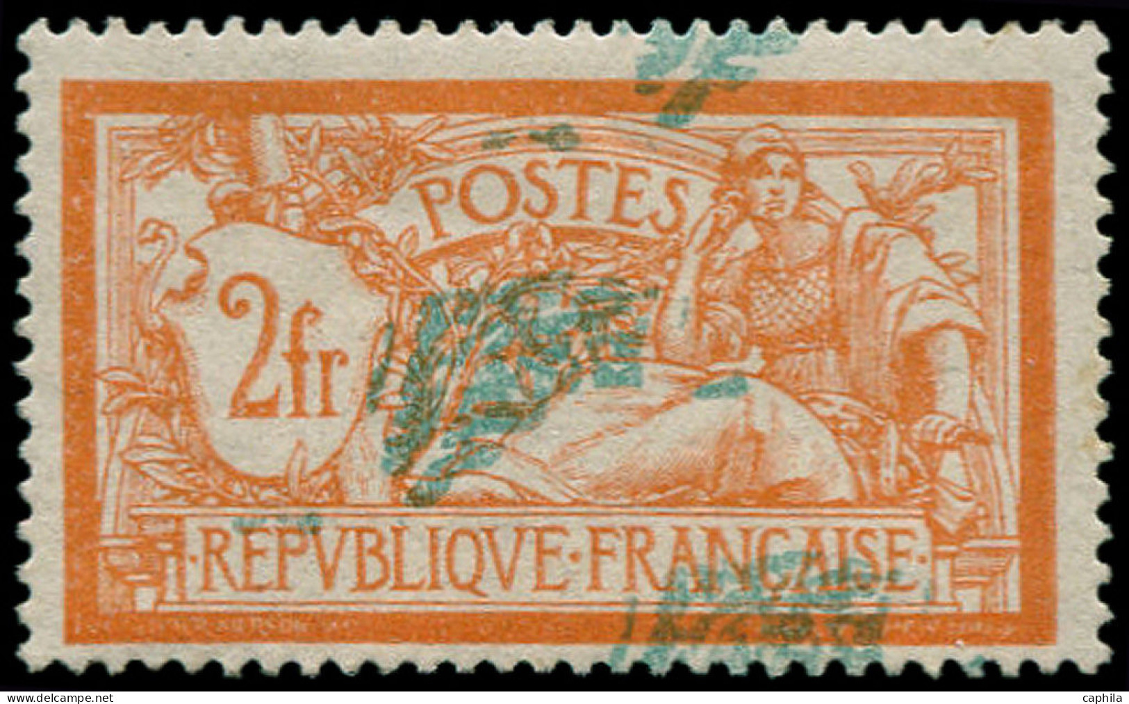 * FRANCE - Poste - 145a, Double Teinte De Fond (la 2ème à Cheval): 2f. Merson - Unused Stamps