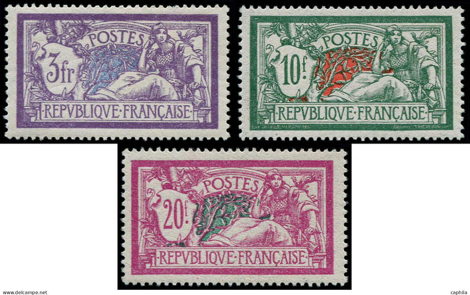 ** FRANCE - Poste - 206/08, Tous Bon Centrage: Merson - Unused Stamps