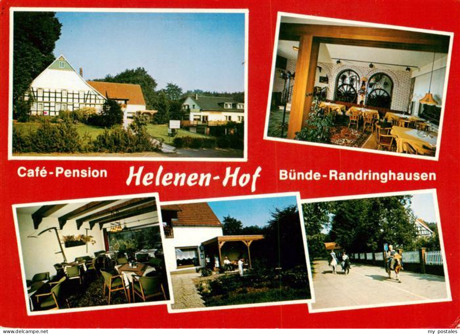 73875840 Randringhausen Bad Buende Cafe Pension Helenen Hof Gastraeume Reiter  - Buende