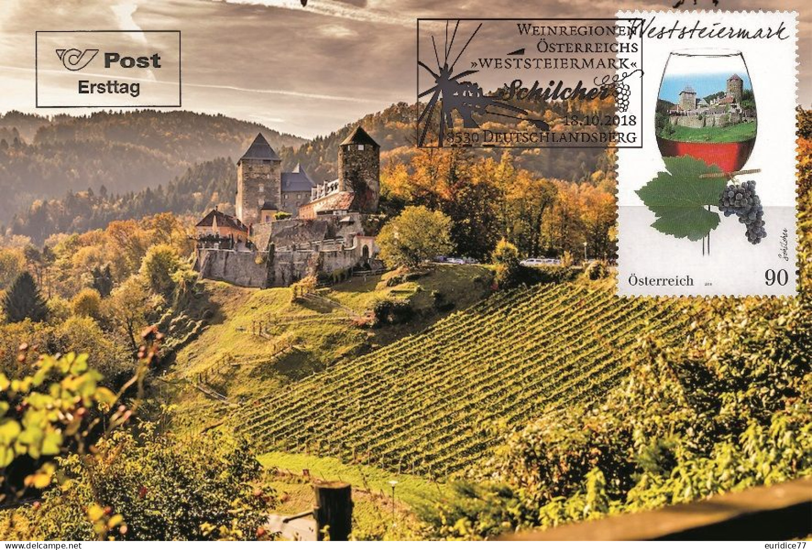 Austria 2018 - Weststeiermark Region Carte Maximum - Maximum Cards