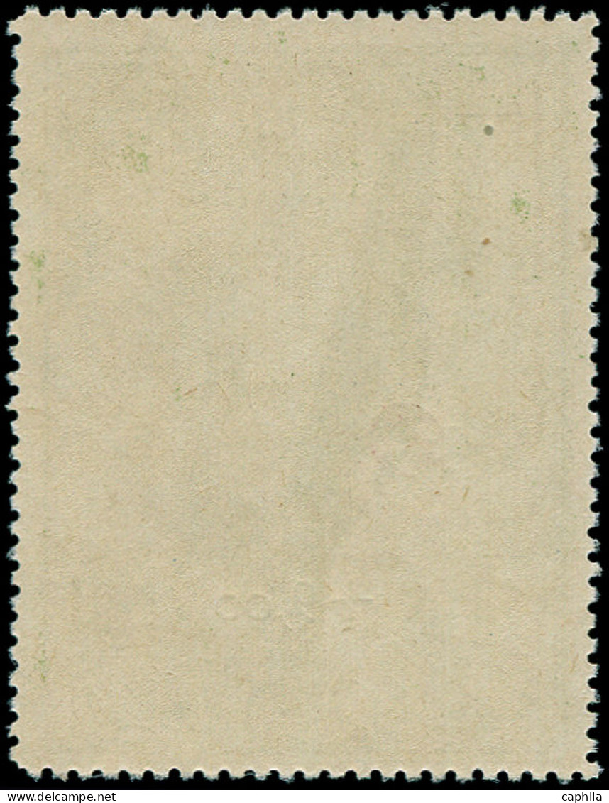 ** ALGERIE - Poste - 363A, Variété "Croissant Rouge" Très Déplacé: 1f + 9f. Vert - Otros & Sin Clasificación